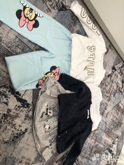 Вещи для девочки пакетом 104-110