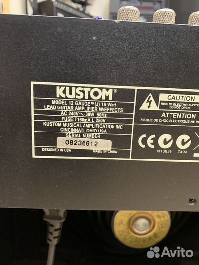 Гитарный комбоусилитель Kustom 12 Guage