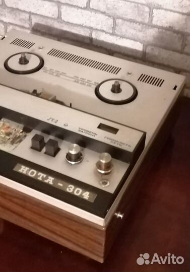 Катушечный магнитофон нота 304 СССР