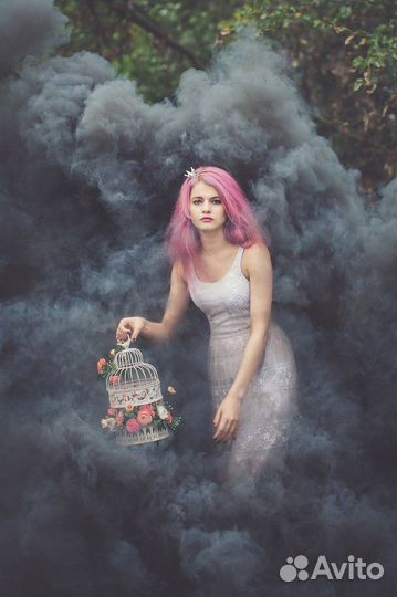 Цветной дым