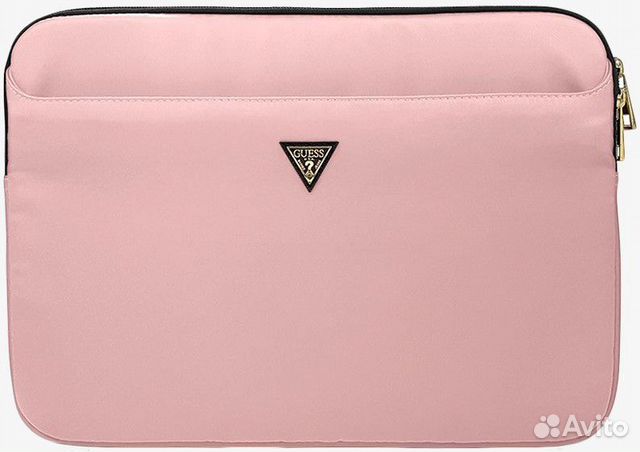 Чехол Guess Nylon with Triangle metal logo (gucs13ntmllp) для ноутбука 13&quot; (Pink)
