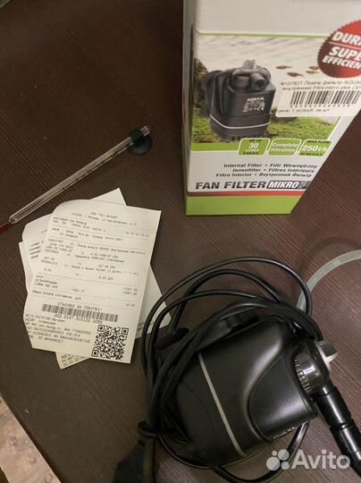 Помпа фильтр Aquael внутренний (3-30 л)