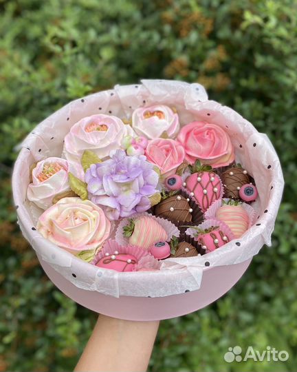 Клубника в шоколаде/зефирные букеты/микс наборы