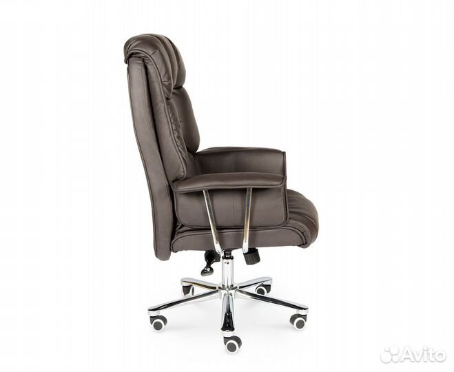 Кресло Президент (до 150 кг.) коричневая кожа