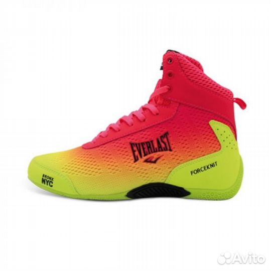 Боксерки everlast forceknit (желто/розовый, арт. E