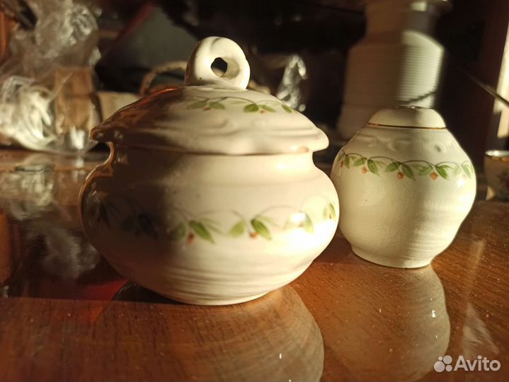 Сахарница и солонка зик