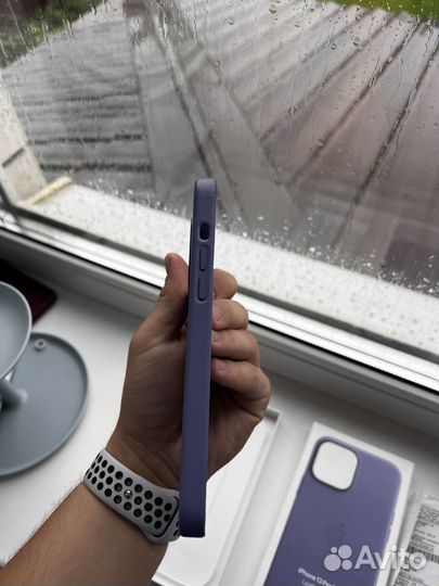 Чехол кожаный iPhone 13 pro max magsafe