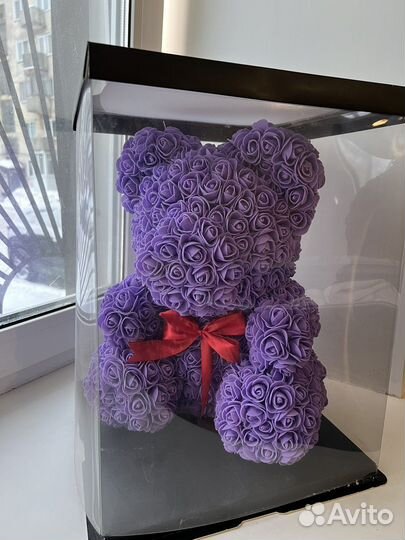 Мишка из роз