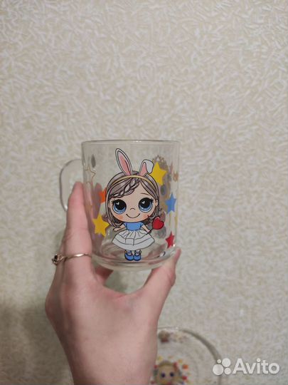 Новый набор посуды для девочки