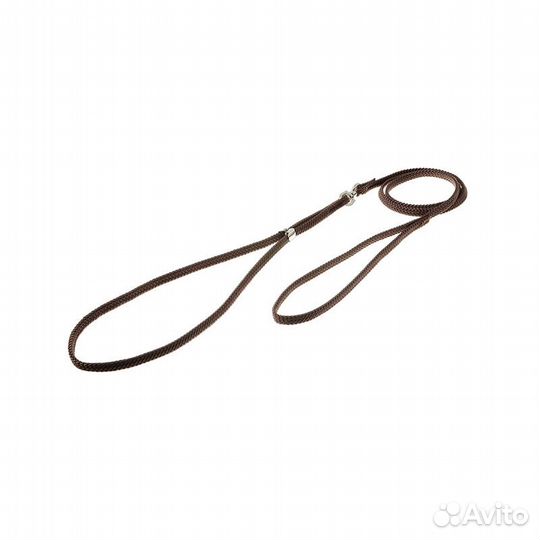 Ринговка V.I.Pet PEQ-10 с прищепкой, коричневая