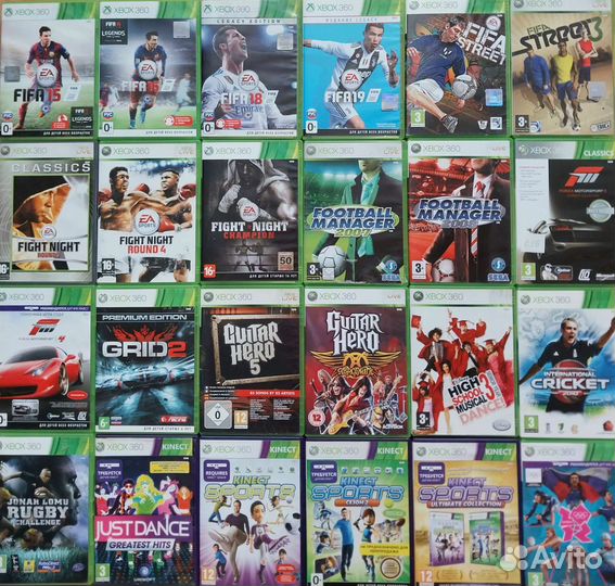 Xbox 360 спорт гонки танцы кинект игры иксбокс 360