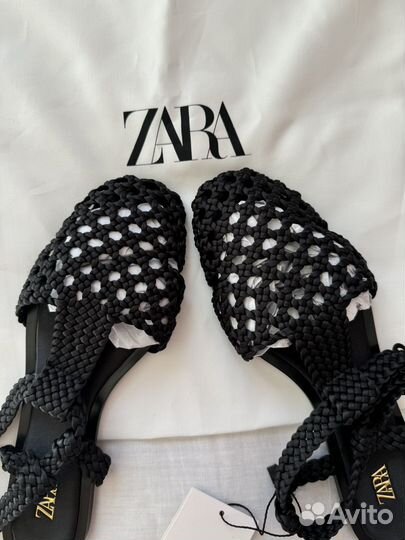 Плетеные балетки Zara 35-42