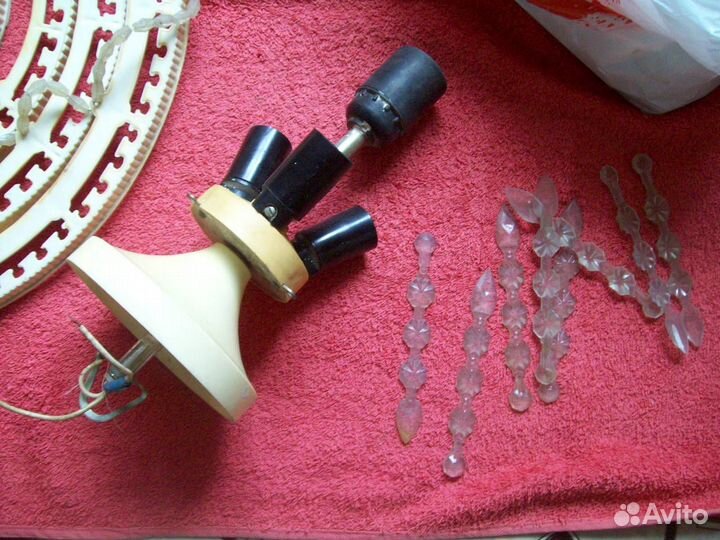 Люстра с подвесками (Советская ) подвески