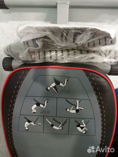 Скамья для пресса с эспандерами