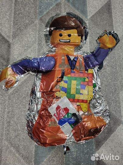 Фольгированный шарик лего