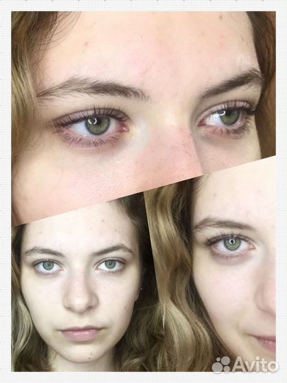 Ламинирование ресниц+ботокс, моделирование бровей