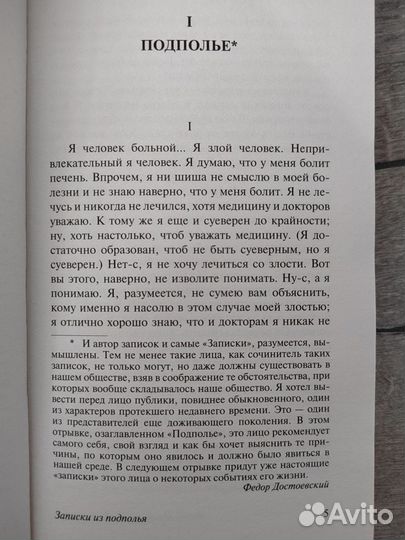 Достоевский Записки из подполья