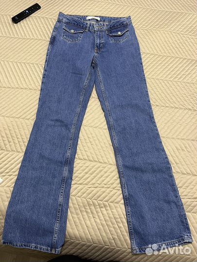 Джинсы клеш mango 36 новые