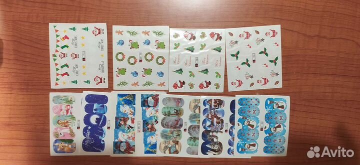 Пластины для стемпинга, наклейки на ногти