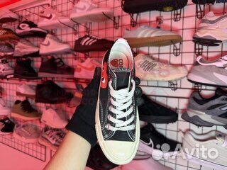 Converse x Comme des Garcons Play Chuck 70 Low black