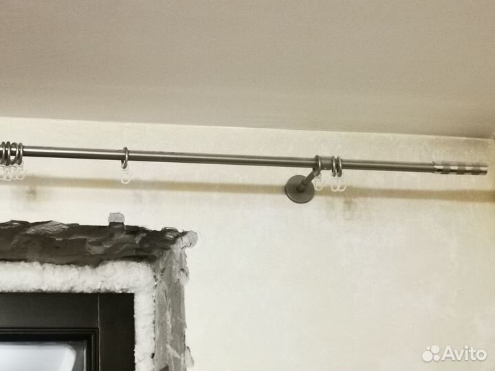 Гардина карниз хром, 2,55см