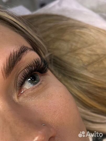 Наращивание ресниц Перманент