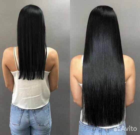 Снятие нарощенных волос