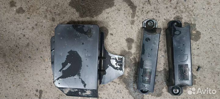 Усилитель бампера левый renault logan 2