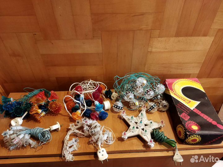 Новогодние гирлянды СССР