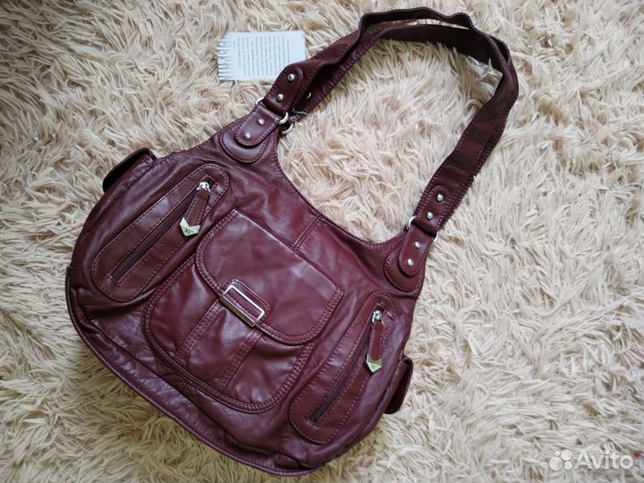 Сумка женская кожаная