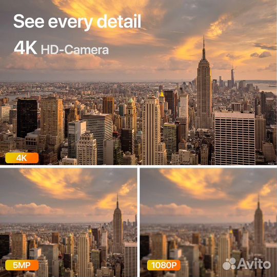 Уличная IP видеокамера Wi-Fi, Hism 5Mpx, 4.7-94 мм