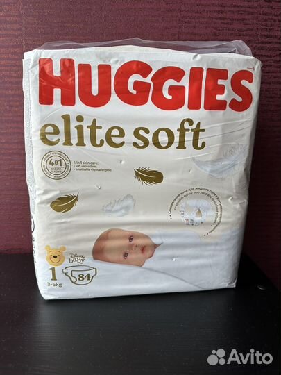 Подгузники Huggies elite soft 1 (3-5кг)