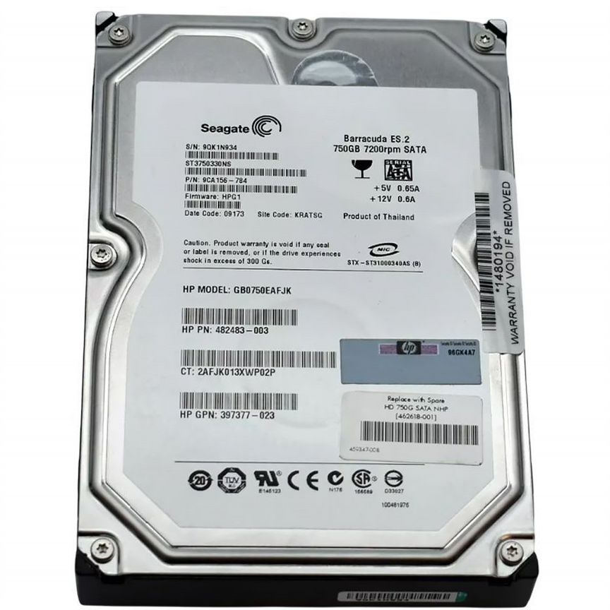 [462618-001] Жесткий Диск Hp 750gb Sata2 3,5" Hdd 462618-001