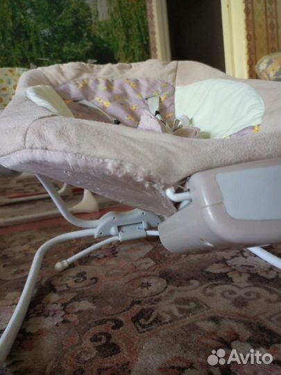 Детские электронные качели шезлонг