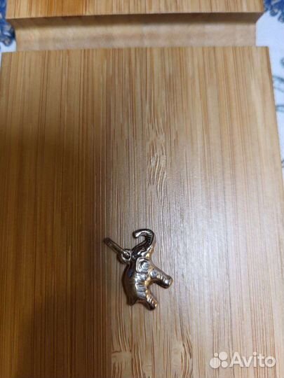 Серебряный кулон Солнце и Слон