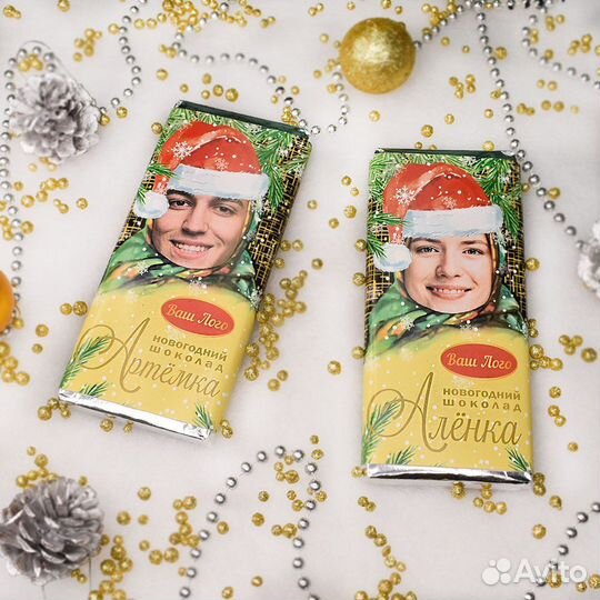 Шоколад Аленка с вашим лицом