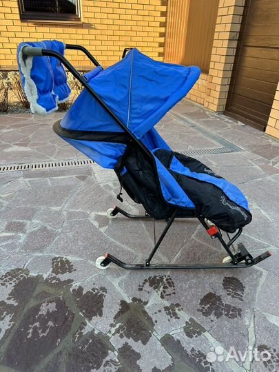 Санки-коляска утепленные