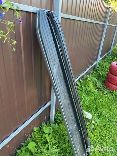 Накладки порога prado 150