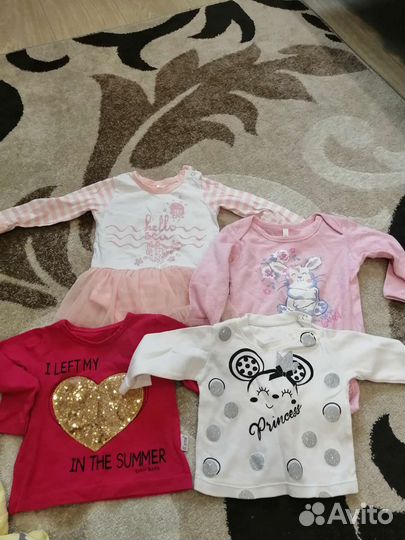 Детские вещи пакетом от 0 -12