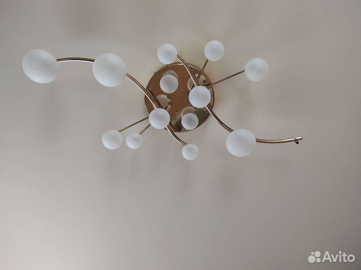 Люстра потолочная светодиодная с пультом