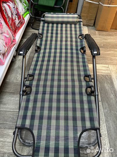 Шезлонг-раскладушка-кресло 3в1