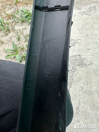 Накладка бампера нижняя правая opel astra H