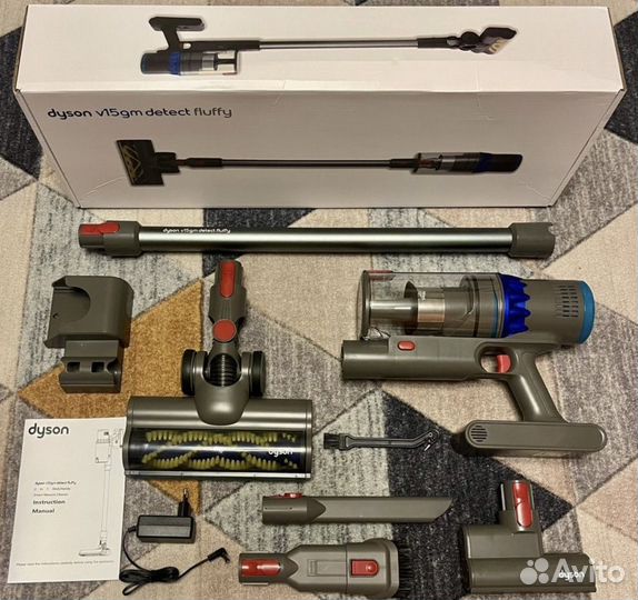 Пылесос Dyson v15gm Detect Fluffy max+