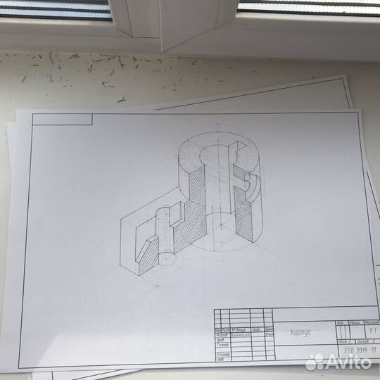 Чертеж черчение инженерная графика