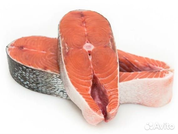 Кета потрошёная с головой