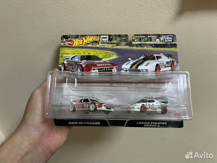 Hot Wheels 2 pack Bmw M1 Procar и Lancia