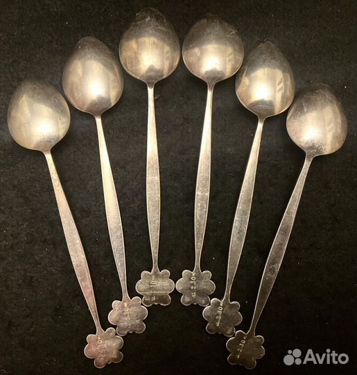 Ложки чайные мельхиоровые СССР новые