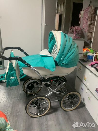 Коляска adamex 3 в 1 бу