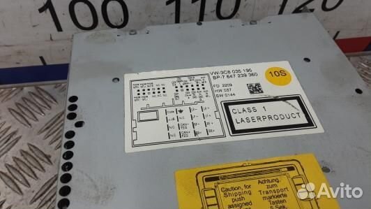 Магнитола volkswagen tiguan 1 (BKR12I401)