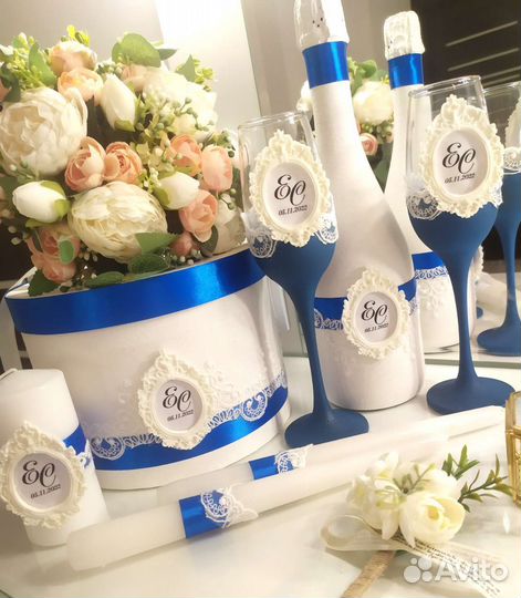 Свадебные украшения на стол